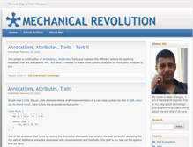 Tablet Screenshot of mechanicalrevolution.com